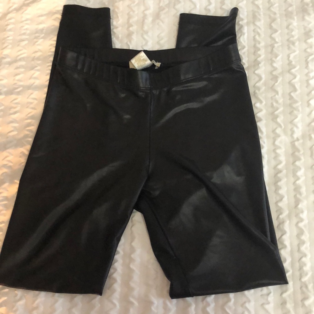 Faux leather leggings